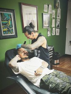 Christian Nodal, tatuaje