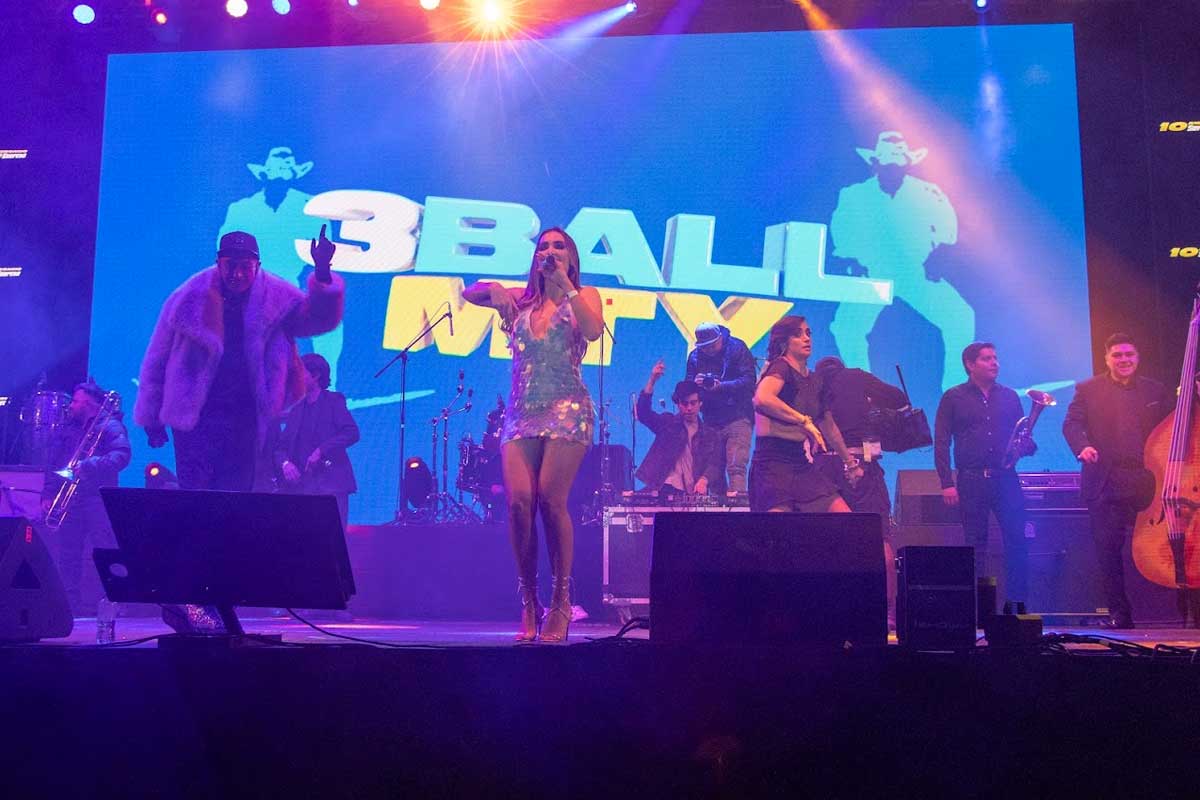 3BallMTY, Dani K y Eme Malafe nos hicieron bailar. Foto: Notivex/ Grupo Medios
