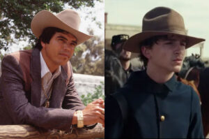 Fotos de película de Chalino Sánchez con Timothée Chalamet