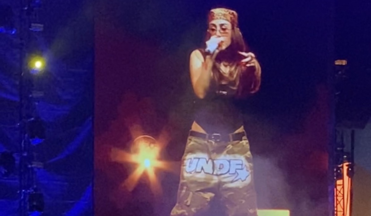 Nicki Nicole se presentó el mismo día que Anitta. Foto: Notivex