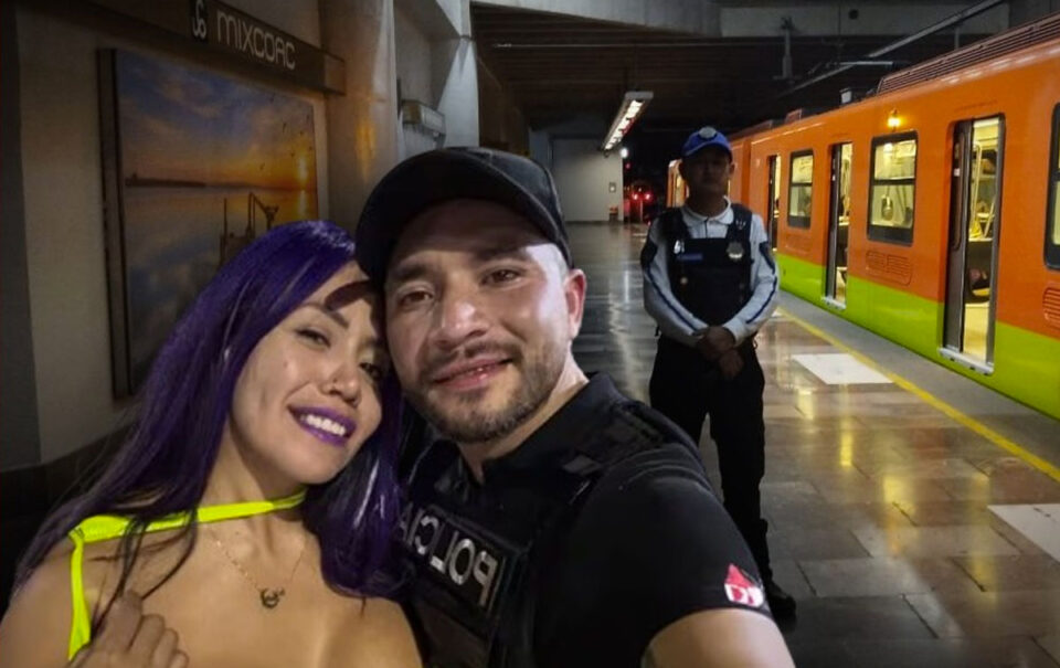 Policía del video erótico del metro tiene OnlyFans