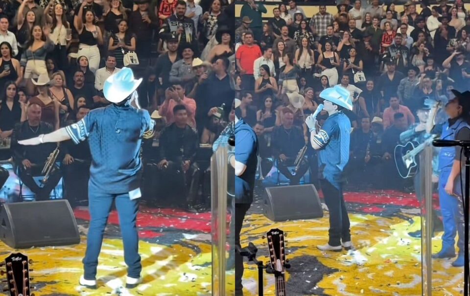 VIDEO: Eduin Caz cumple advertencia y encara a fans en Feria de San Marcos 2025