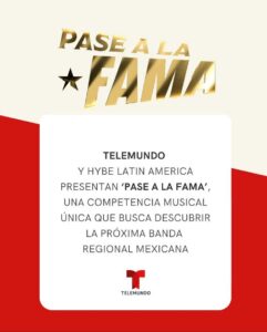 Pase a la Fama Reality Regional Mexicano 