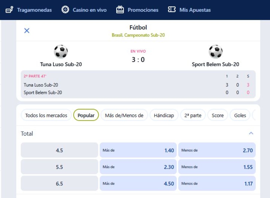 ¿Qué tan eficiente es el Match Tracker de JugaBet para leer partidos de fútbol en vivo?