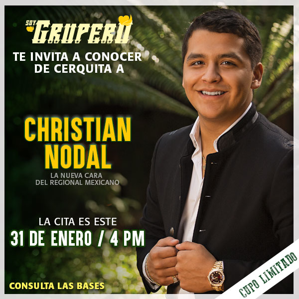 ¿TE GUSTARÍA CONOCER A CHRISTIAN NODAL? EN Notivex TE DECIMOS CÓMO